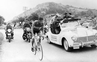 Bahamontes during the 1958 Tour de France