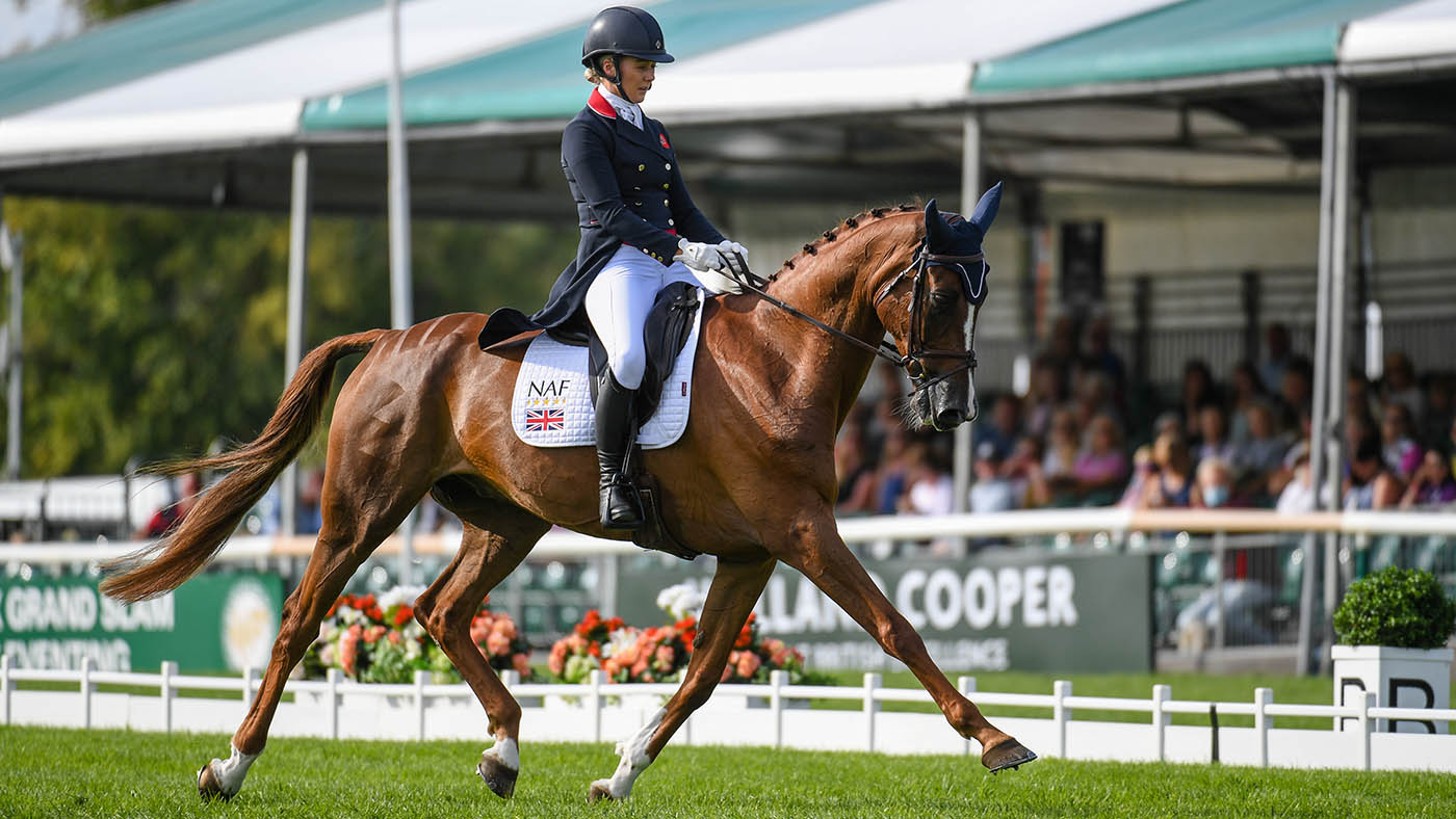 World Championship horses at Burghley: Yasmin Ingham and Banzai Du Loir