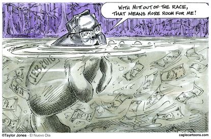 Political cartoon U.S. GOP Jeb Bush