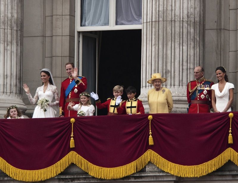 The British royal wedding between Kate Middleton and Prince William