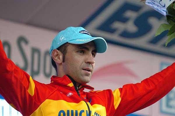 The satisified look of a man who has just won a Giro stage - Juan Manuel Garate was that man today