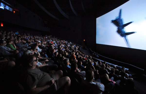 Air Force Museum Theatre Flies in 3D with Severtson Screens