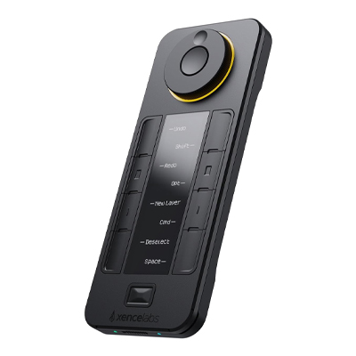 A black quick key remote