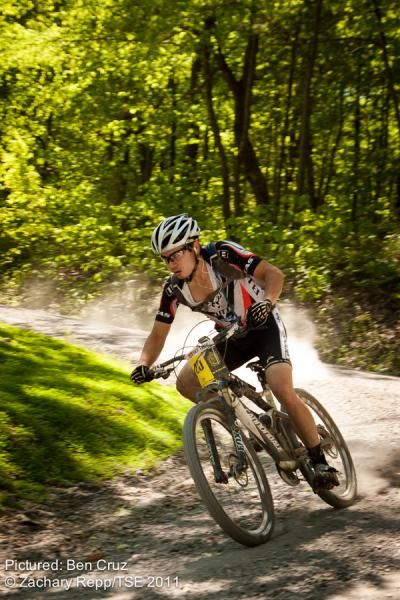 Ben Cruz (WTB/Cannondale/Fox Racing Shox) and his team mates found the technical features of Wert Path and Tussey Ridge to their liking.