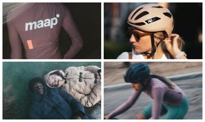 Tech round up products include a Kask helmet and MAAP training clothing