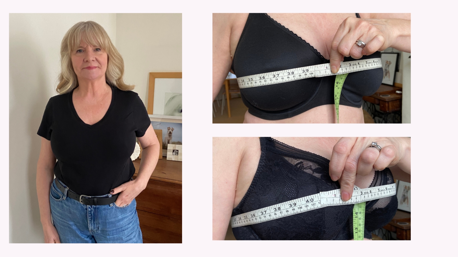 Julie Player testing M&amp;amp;S minimiser bra