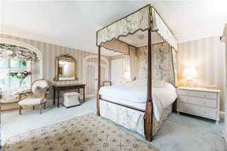 A bedroom at Offley House, Hertfordshire