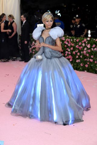 Zendaya attends The 2019 Met Gala Celebrating Camp: Notes On Fashion at The Metropolitan Museum of Art on May 06, 2019 in New York City.