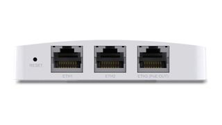 A photograph of the TP-Link Omada EAP615-Wall's ports