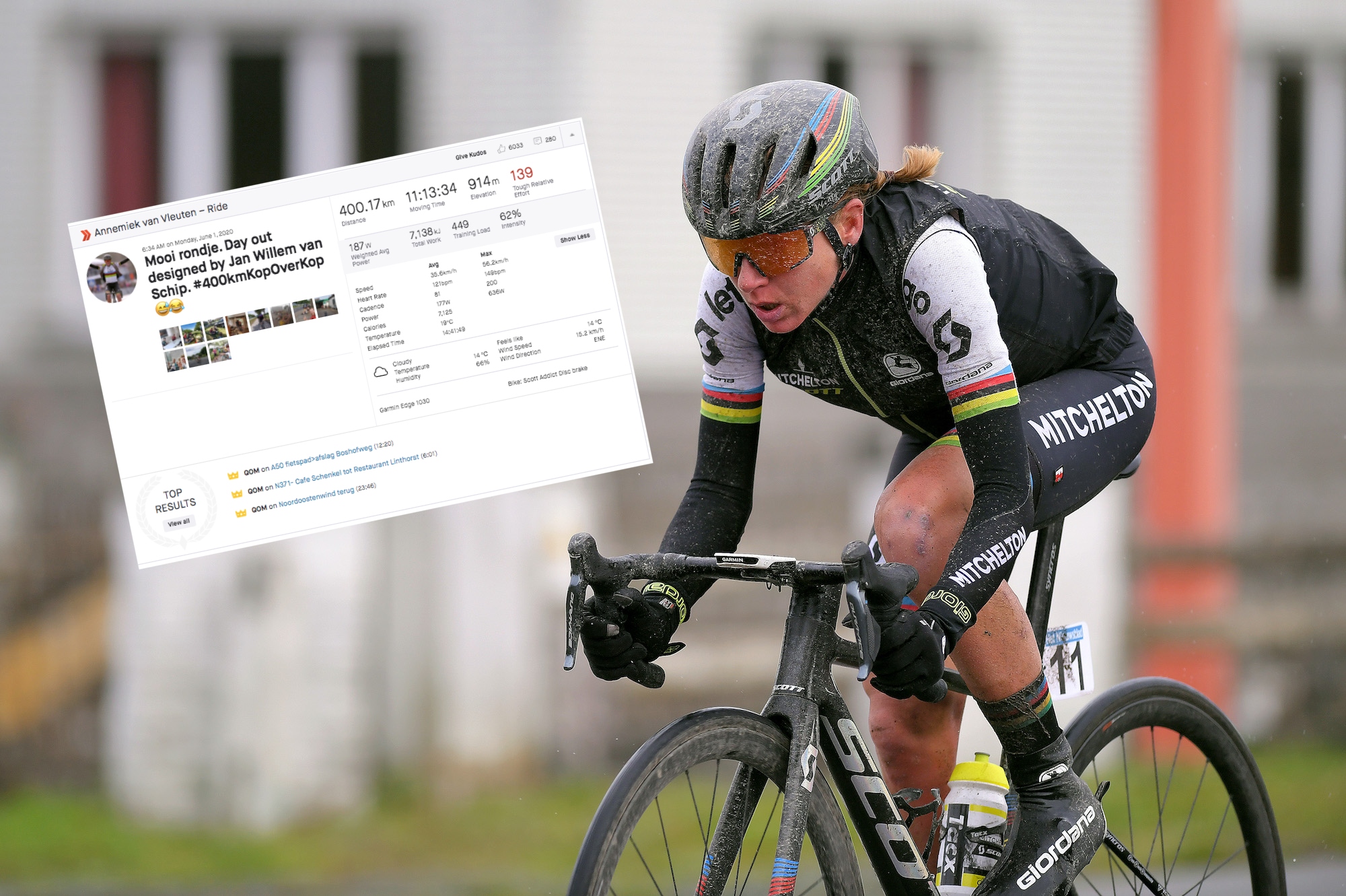 Annemiek Van Vleuten Fires Out 400km In One Ride Cycling Weekly