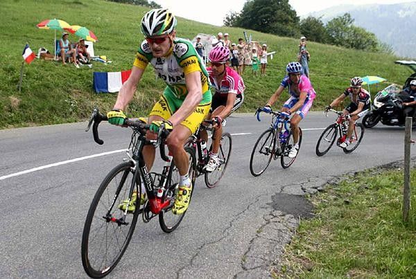 Floyd Landis (Phonak) with Sinkewitz, Righi and O'Grady