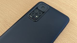 Xiaomi Redmi Note 11 rear camera module.