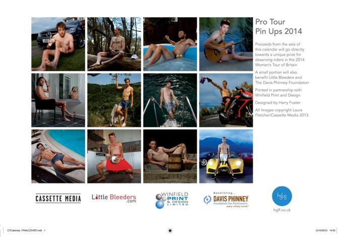 The 2014 Pro Tour Pin Ups features 12 road riders