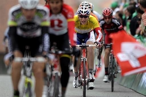 Pavel Brutt (Katusha) in the bunch