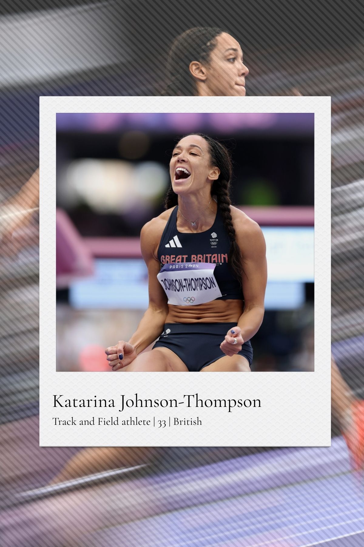 Track and field athlete Katarina Johnson-Thompson