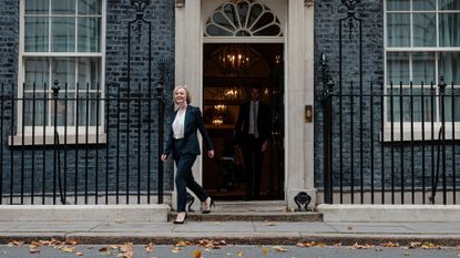 Prime Minister Liz Truss leaving 10 Downing Street