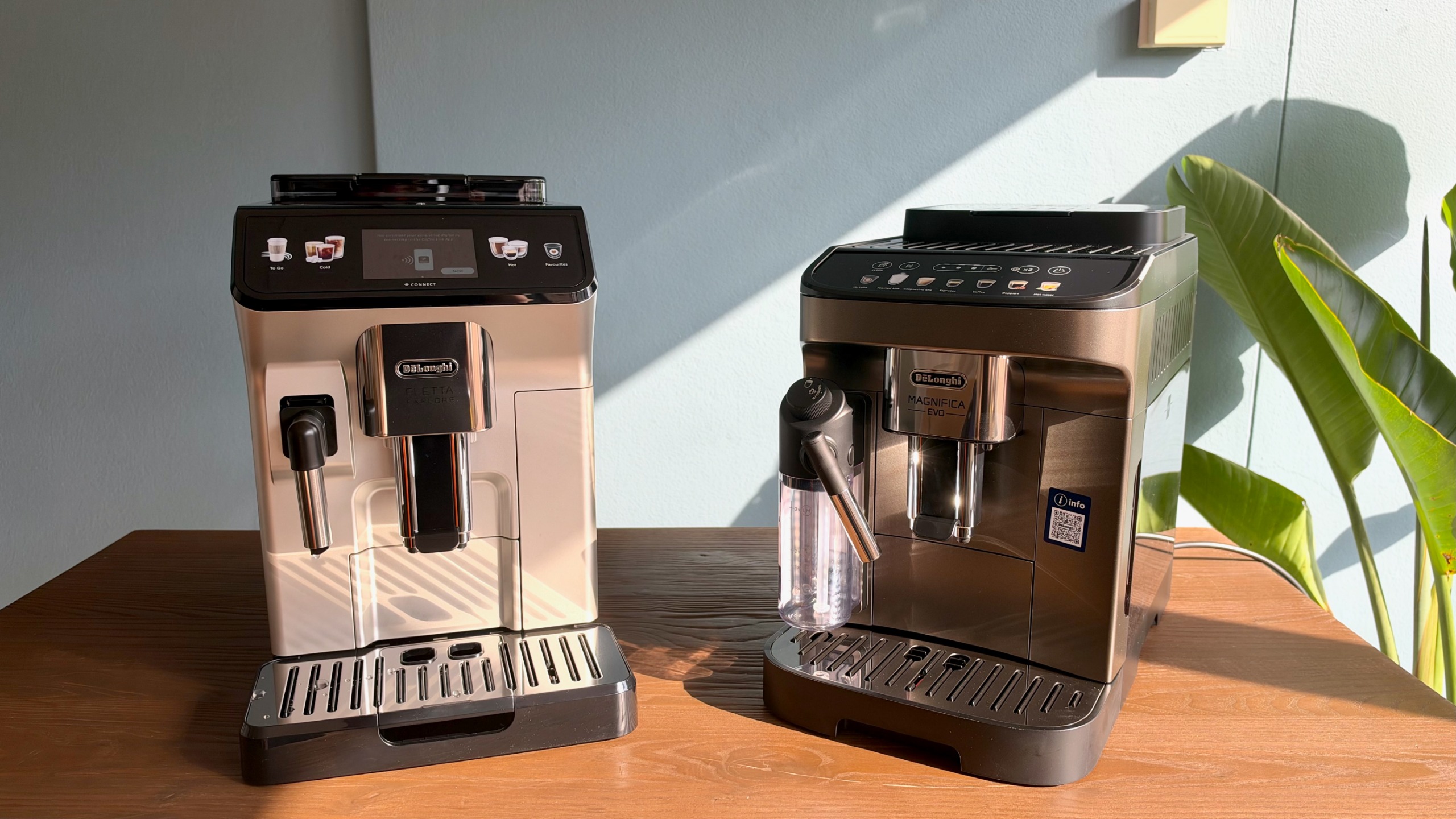 De'Longhi Eletta Explore and De'Longhi Magnifica Evo