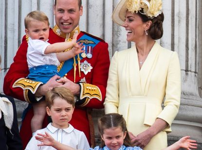 Prince William, Kate, and children George, Charlotte and Louis