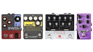 Guitar synth pedals