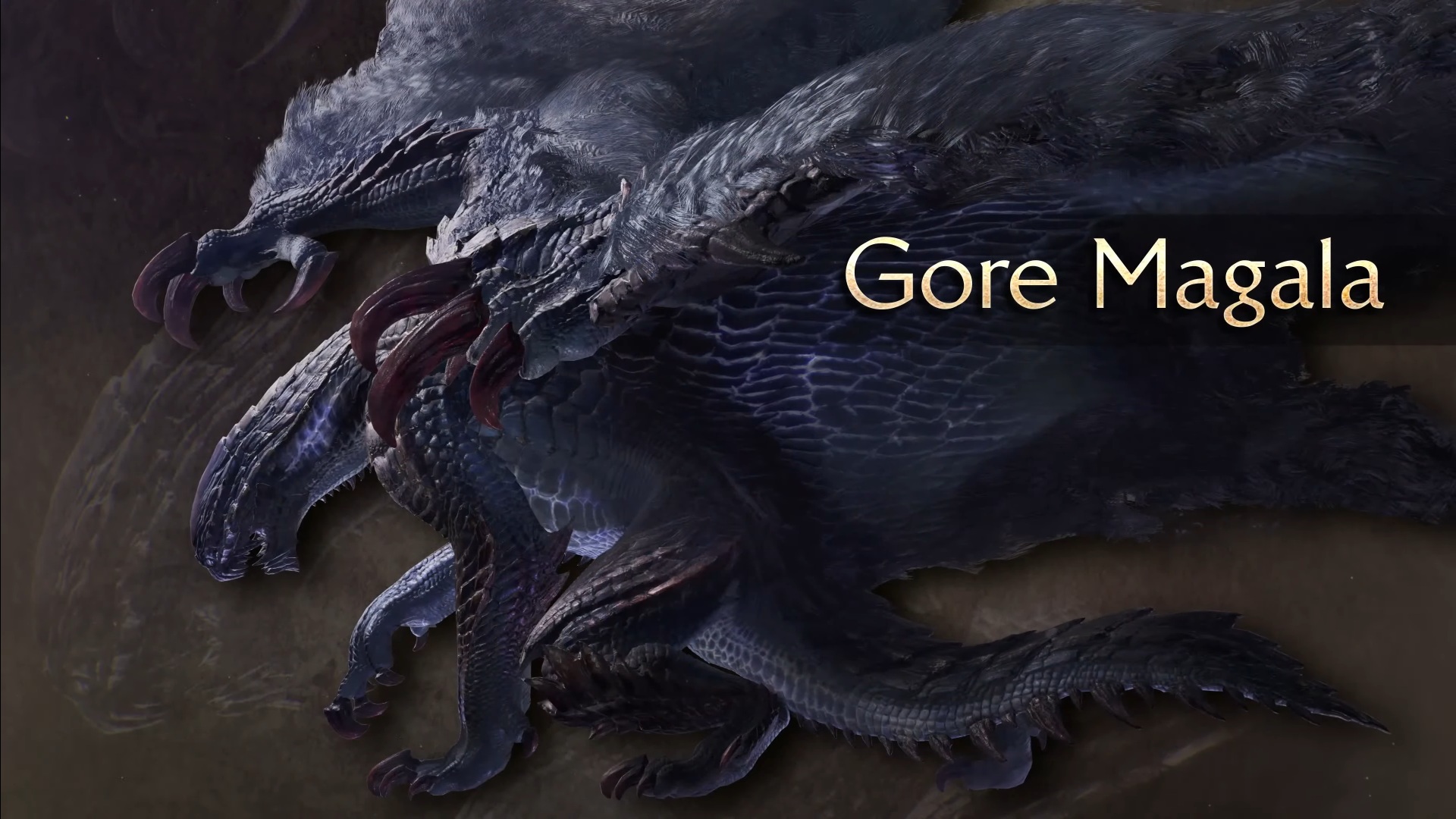 Art render of Gore Magala from Monster Hunter Wilds