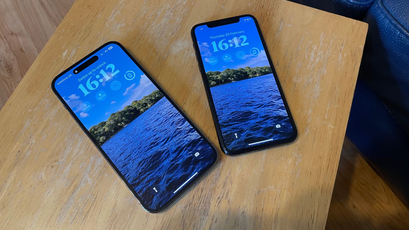 iPhone 14 Pro Max and iPhone 11 Pro