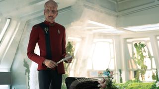 Saru's (Doug Jones) story might be taking a slightly different path in this final season of "Discovery"