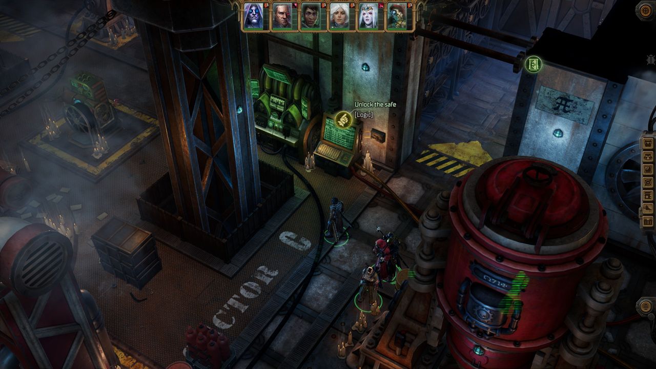 Rogue Trader Upperway puzzle - Opening the safe