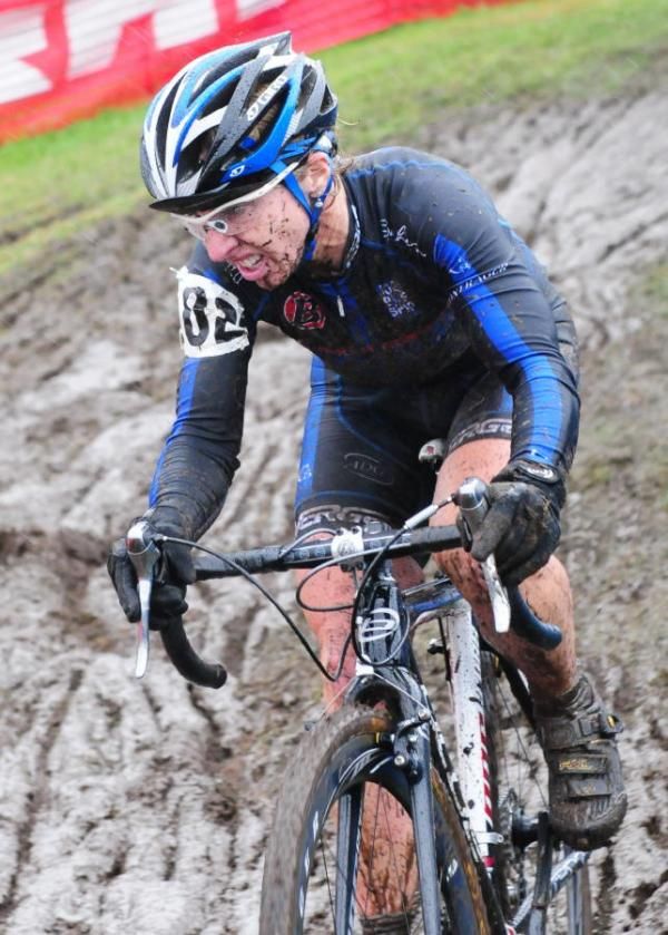 Laura Van Gider (C3 Athletes Serving Athletes) chasing Butler