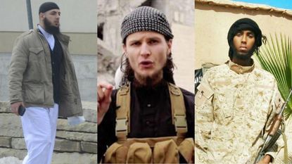 Three alleged members of an ISIS terror cell in Canada.