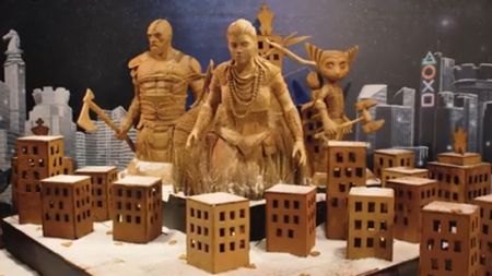 Gingerbread PlayStation heroes