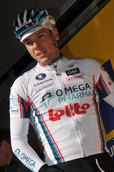 Philippe Gilbert (Omega Pharma-Lotto) was aggressive during the stage