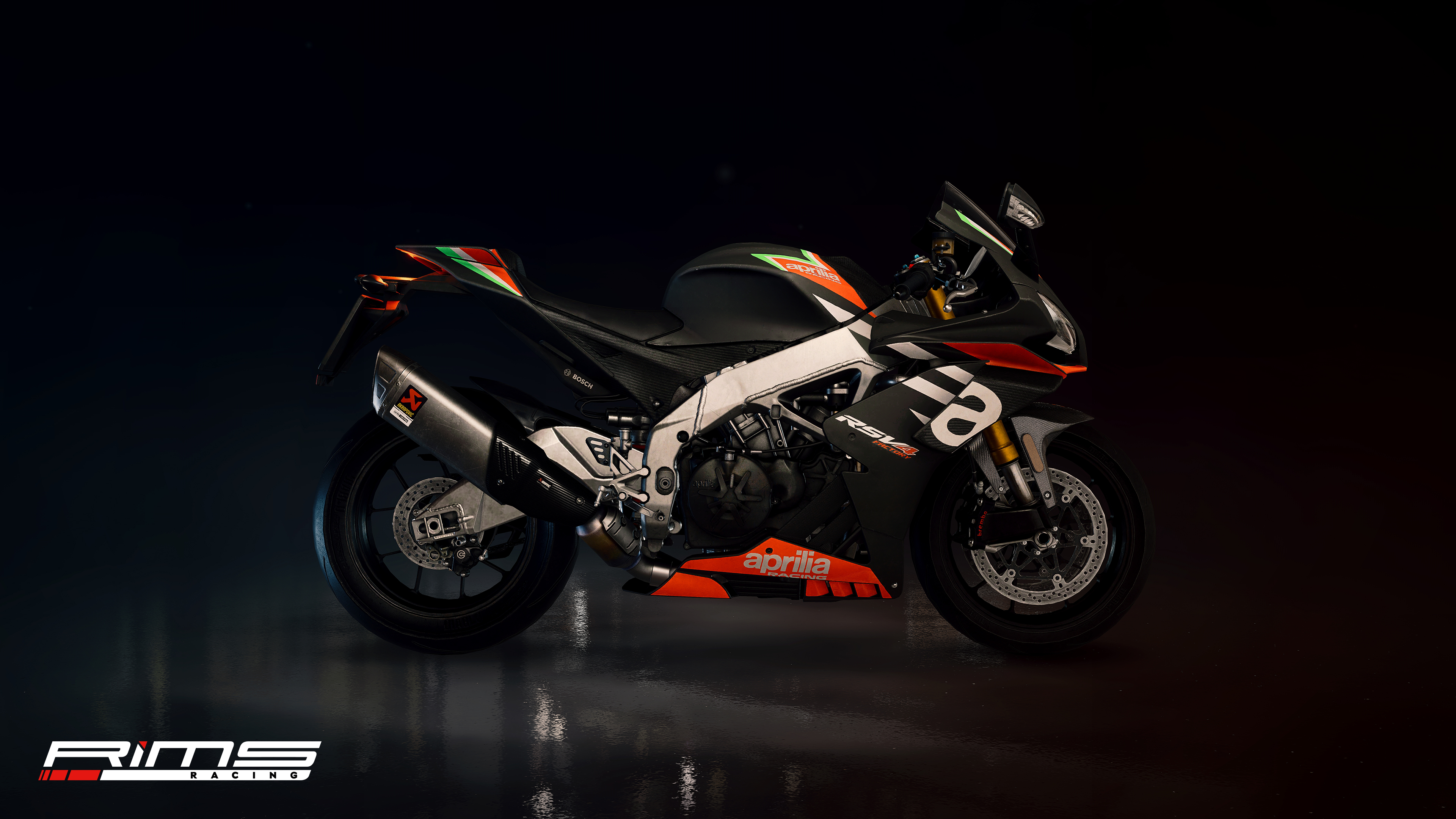 Motorcycle racing screenshot.