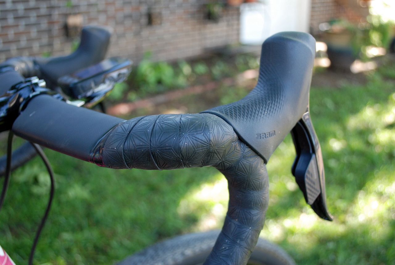 Ian Boswell added some cushion to his handlebars