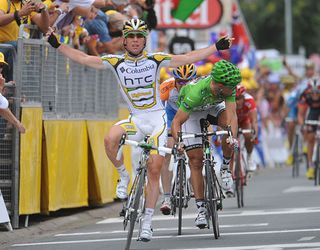 Mark Cavendish wins, Tour de France 2009, stage 10