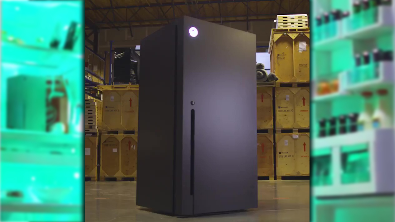 xbox looks like a fridge