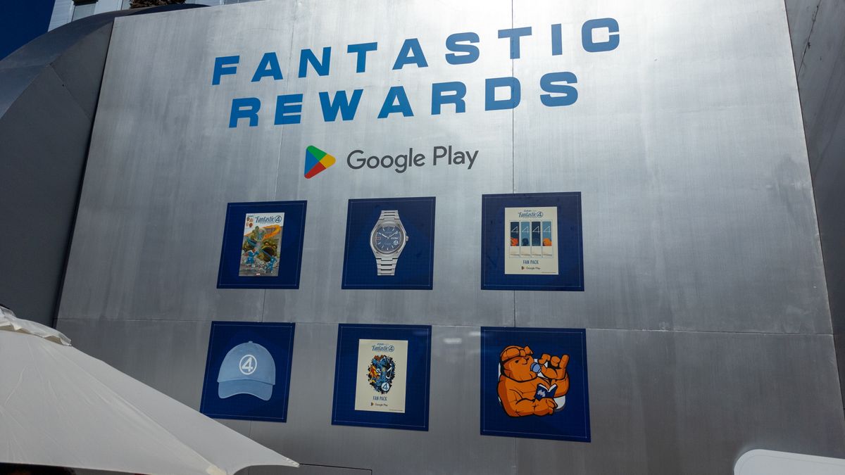 Rewards list at Google's San Diego Comic-Con Rewards Lab