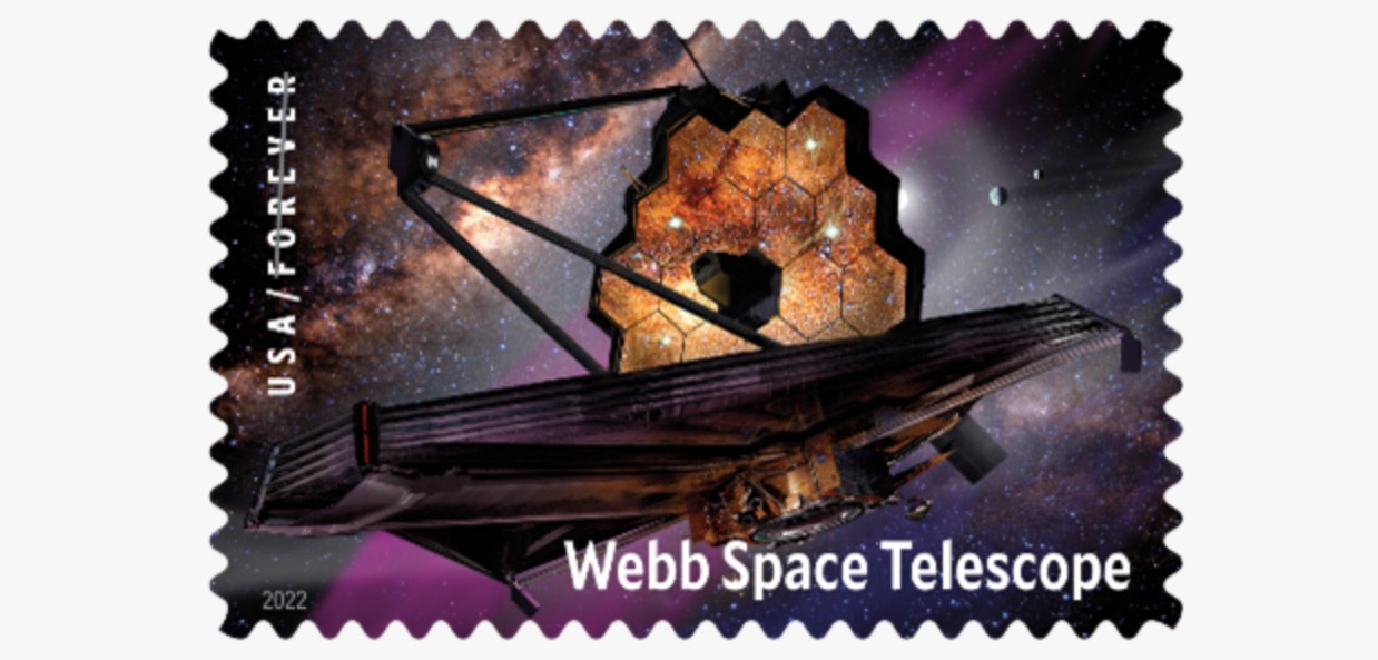 The US Postal Service is honoring NASA's James Webb Space Telescope with a 