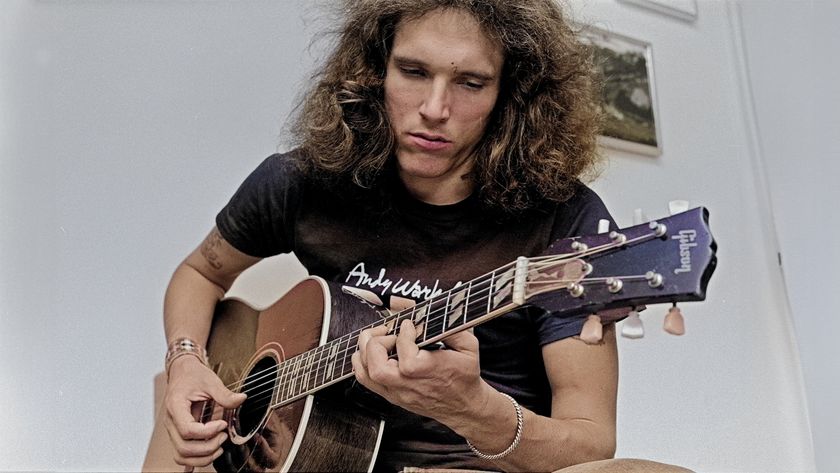 Jorma Kaukonen, the guitarist for the groups Hot Tuna and Jefferson Airplane, at his home in San Francisco, May 12, 1977 