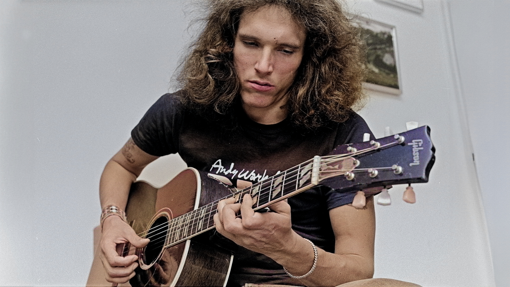 Jorma Kaukonen, the guitarist for the groups Hot Tuna and Jefferson Airplane, at his home in San Francisco, May 12, 1977 