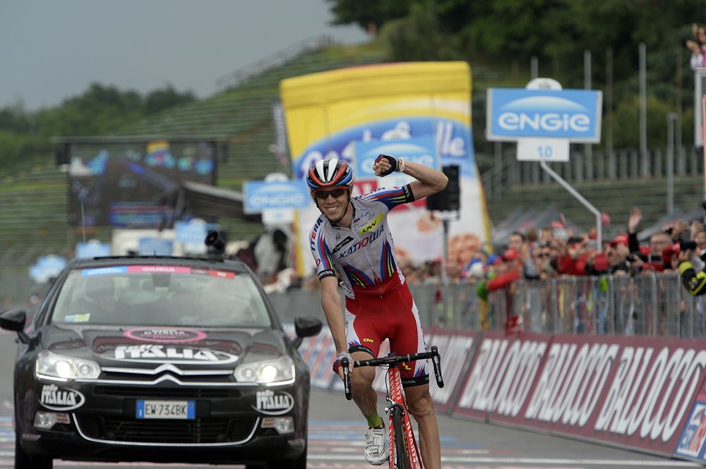 Ilnur Zakarin (Katusha) wins in Imola.