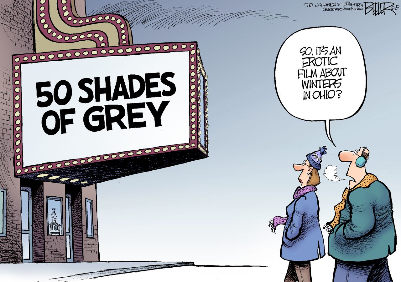 Editorial cartoon Entertainment 50 Shades