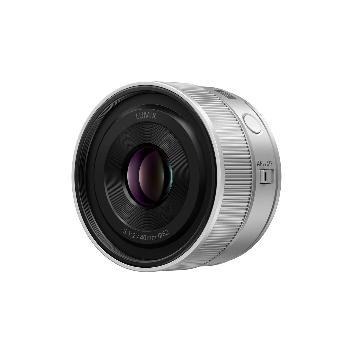 The Panasonic Lumix S 40mm f/2 lens on a table
