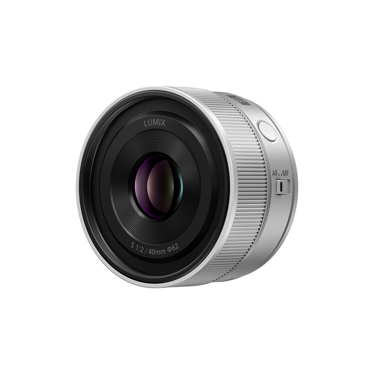 The Panasonic Lumix S 40mm f/2 lens on a table