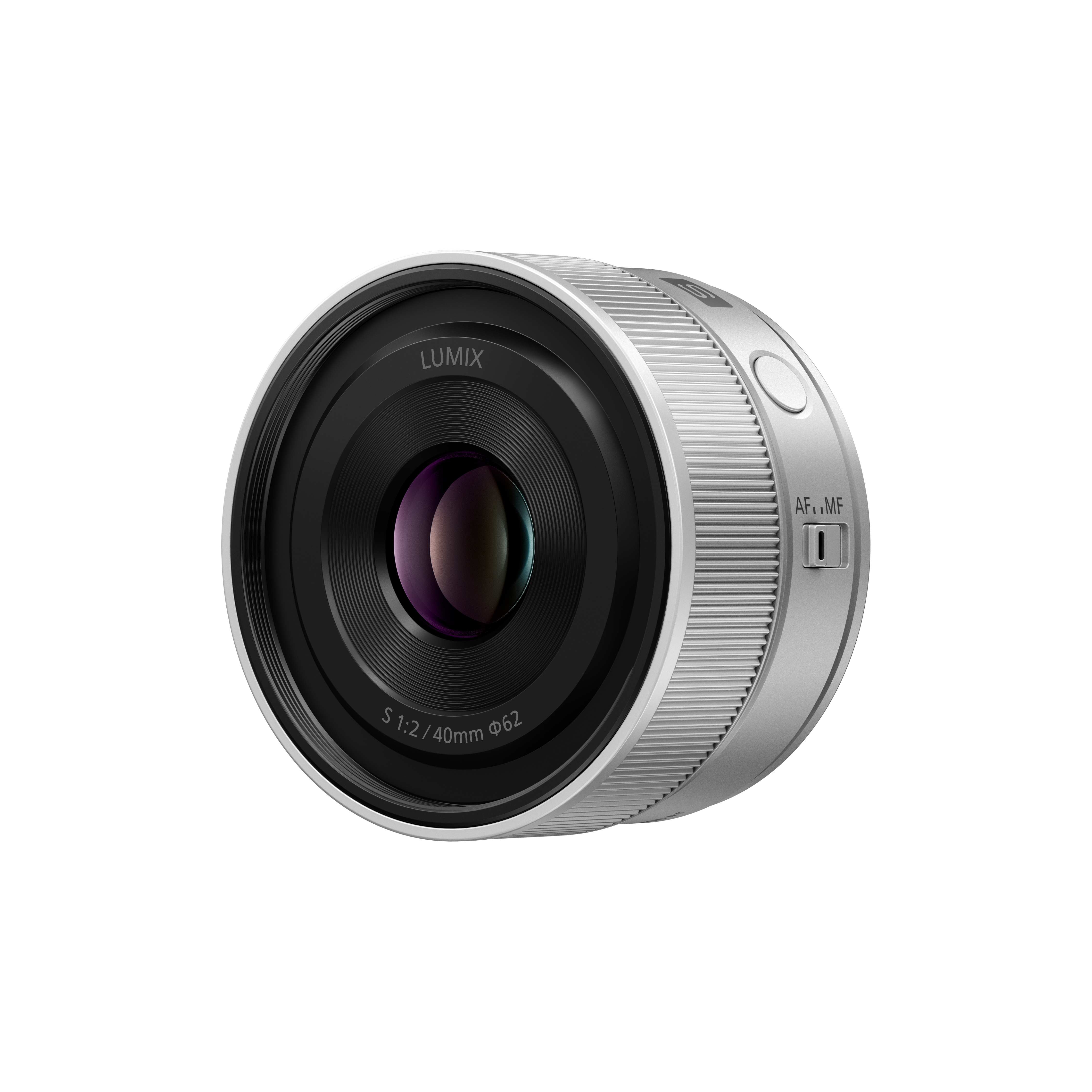 The Panasonic Lumix S 40mm f/2 lens on a table