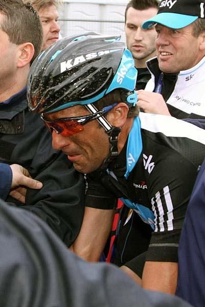Juan Antonio Flecha (Sky) after the finish