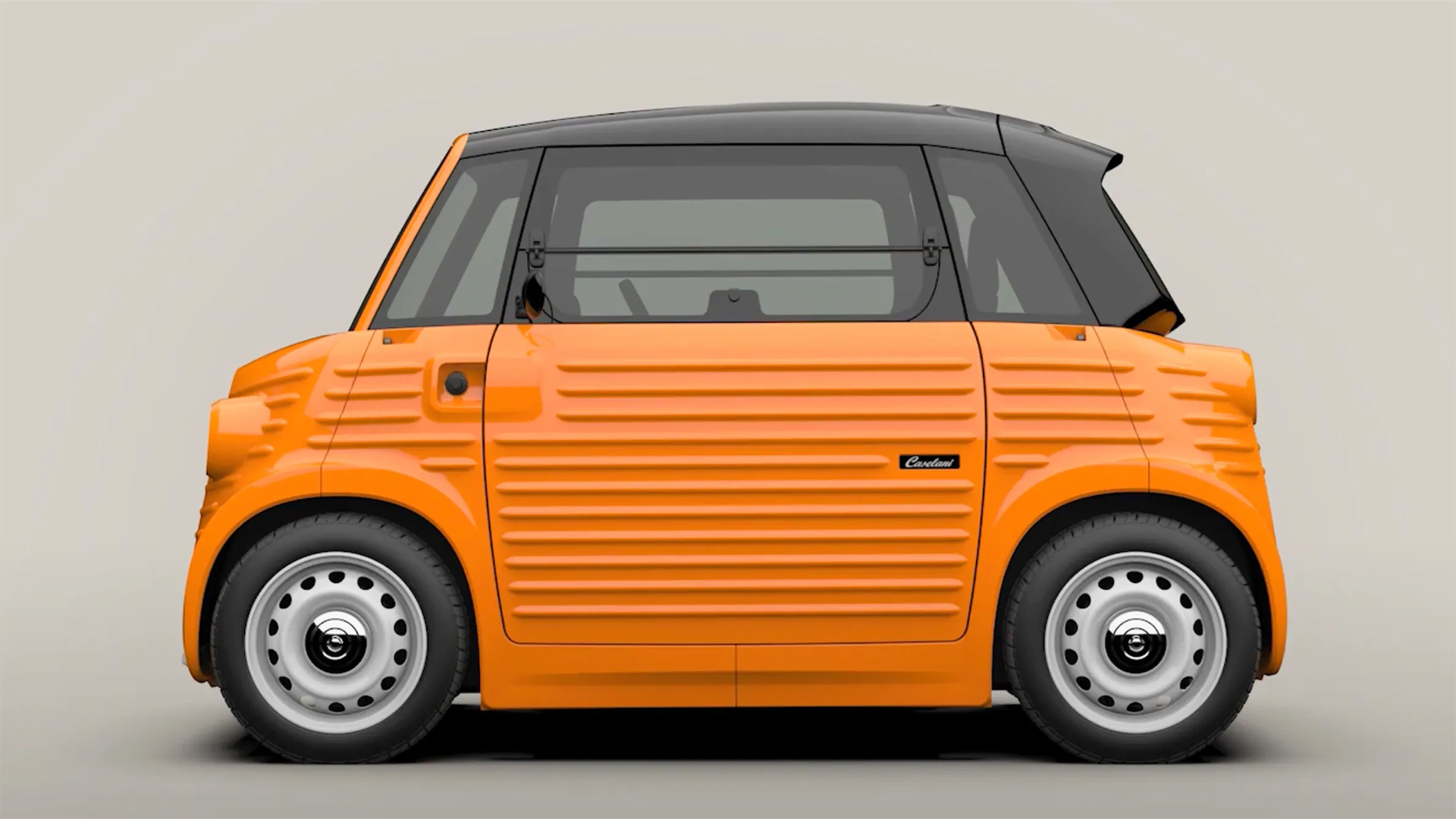 My new favorite thing in EVs? This Citroen Ami that's been made to look like a 1950s H-Van