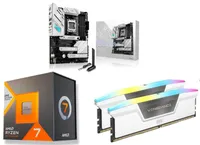 AMD Ryzen 7 7700X3D, 16GB Corsair Vengeance RAM AMD Ryzen 7 7700X3D, 16GB Corsair Vengeance RAM