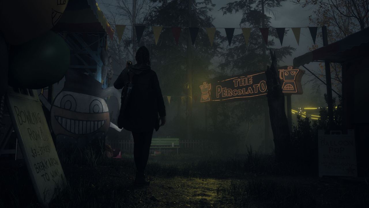 Alan Wake 2 screenshots of Saga