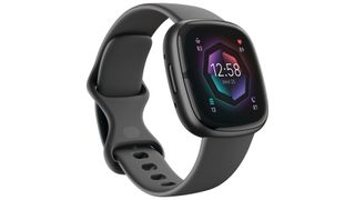 Image shows the Fitbit Sense 2, which is $100-off for Cyber Monday at Amazon