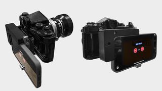 Digi Swap smartphone attachment for film SLR